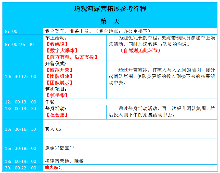 道观河露营，武汉拓展，武汉户外拓展